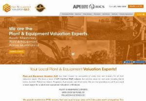 Plant and Equipment Valuation QLD - Plant and Equipment Valuations QLD is a registered and independent full-service valuation firm with specialised expertise in property, plant, and equipment valuations. Our highly qualified professionals are API Certified P&M Valuers with decades of combined practical experience. We are fully compliant with the International Valuation Standards and the standards of the Royal Institution of Chartered Surveyors (RICS). Every report is carefully prepared in accordance with the relevant regulatory...