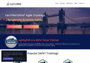 AgilityPAD is a SAFe� Silver Partner - AgilityPAD is a certified SAFe� Silver Partner & Provides Training on all Scaled Agile Courses.