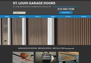 St Louis Garage Doors - 24-7 Garage door repair and installation all around Saint Louis, MO. Broken Spring Replacement, Cable Repair, Off-Track Repair, New Garage Door Installation