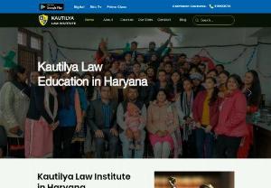 Kautilya Law Institute - Kautilya Law Institute is a Rohtak based leading Coaching Institute in the field of Law. It is committed to shape the future of aspirants of various competitive exams including Judicial Services, ADA, NET/JRF, CLAT, IBPS and other law competitive exams. To cater the need of students in the era of cut throat competition, the institute has always been equipped with necessary arsenal by drawing faculties from premier Universities like University of Delhi Aligarh Muslim University and National Law..