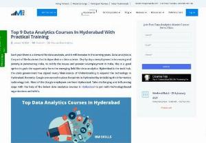 Data Analytics Courses in Hyderabad - We are having Data Analytical Course in Hyderabad with practical training, in this discussion about whole information about the course fee, duration of the course, practical training, syllabus, and more.