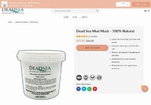 Dead Sea Minerals Cosmetics - 100% Natural Dead Sea Mud Mask for Face and Body (1000 g) is extremely augmented and contains more than 27 natural minerals. It helps prevent inflammation and is considered an effective skin treatment.