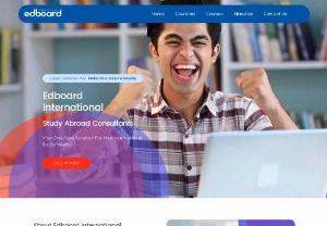 EDBOARD - Expert guidance that Make your goals a reality Edboard International Overseas Education Consultant Your one-stop solution for your international study needs! Call us now About Edboard International EDBOARD INTERNATIONAL is an overseas education consultants with expertise in the courses offered by the various universities and countries and guides students through the admission process, funding applications, […]