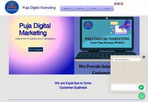 Digital Marketing - Our company provides digital marketing services to the customer. If they required to make their business presence in digital mode.