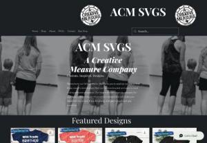 ACM SVGS - ACM SVG's sells SVG digital files that can be used in cutting software programs