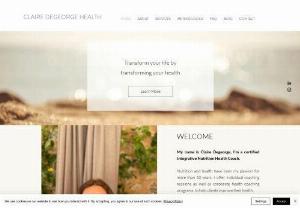 Claire Degeorge Health - Claire Degeorge Health: Personalized health & nutrition coaching in English, French and Italian, online or in person. We offer individual and group coaching programs, as well as corporate health coaching services, conducted to help people reach their health goals.