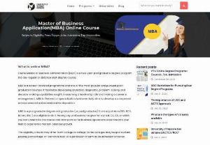 UWB - Online MBA Degree Course - #OnlineMBA is a master's degree in business administration which is a 2 years program where you learn all the business skills and management skills through online mode. Master of Business Administration has always been an option for people who think they need an addition to their current career graph.