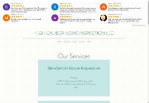 High Caliber Home Inspection - A Licensed and Insured home inspector in Tennessee ready to inspect your next home.
