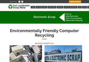 electronic recycling - Visit our facility for scrap metal recycling the way it should be: easy, quick, and accessible. We can help you dispose of anything responsibly.