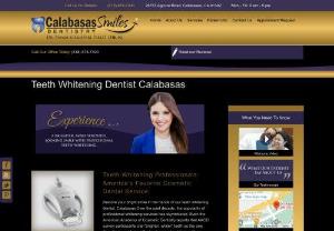 Teeth Whitening Dentist Calabasas - Calabasas Smiles - Restore your bright smile in the hands of our teeth whitening dentist, Calabasas.Over the past decade, the popularity of professional whitening services has skyrocketed. Even the American Academy of Cosmetic Dentistry reports that AACD survey participants cite 