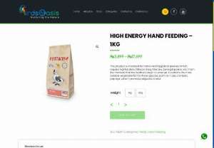 Psittacus High Energy Hand Feeding - 1kg & 5kg | Birds Oasis - Psittacus High Energy Hand Feeding - 1kg & 5kg is available at Birds Oasis. Importers of Psittacus products in Pakistan