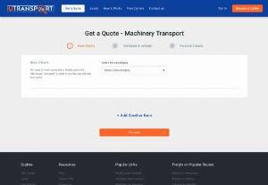 Machinery Transport Australia - Are you looking to get Best Machinery Transport Quotes? Utransport is the right option for you. They are capable to connect you with the right Transport company that can deliver your asset with proper care. Make contact today.