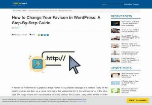 How to Change Your Favicon in WordPress: A Step-By-Step Guide - Want to Add or Update a Favicon in WordPress of your website? Learn a step-by-step guide on how to change the favicon in WordPress, and why Favicons are important.