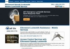 Ellenwood Speedy Locksmith - Our company, Ellenwood Speedy Locksmith, specializes in everything related to locksmithing.