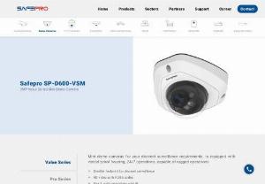 2MP Mini/Small Dome CCTV Camera in India - safeprocctv - Safeprocctv 2mp mini or small dome camera for your discreet surveillance requirements is equipped with vandal-proof housing, 24/7 operations, capable of rugged operations in India.