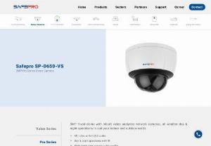 2MP Pro-series Dome Camera in India - safeprocctv - Safeprocctv 2MP pro-series dome CCTV camera with inbuilt video analytics, Wide-angle view, HD video, anti-tampering system, etc for a reasonable price in India.