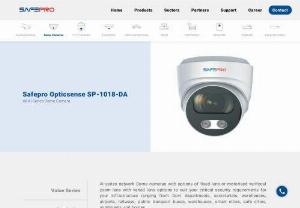 4K AI-series Dome Camera in India - safeprocctv - Safeprocctv 4k AI-series dome camera with optical zoom capability, HD network video, Wide angle view, anti-tampering, Intrusion detection, remote viewing on Apps, etc in India.