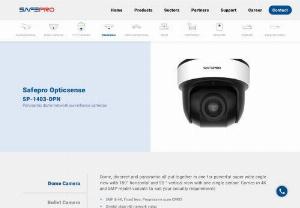 Panoramic Dome Network Surveillance Security Cameras India- safeprocctv - Safeprocctv panoramic dome camera with wide-angle view, HD network video, vandal-proof housing, Remote viewing on Apps, etc. in India