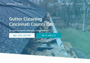 Gutter Cleaning Cincinnati - You don't have to worry about cleaning your clogged gutters and downspouts any longer! We are the trusted choice for the best professional Cincinnati gutter cleaning services. Cincinnati homeowners consistently turn to the property maintenance and cleaning experts at Cincinnati Gutter Cleaning to provide the highest quality gutter and downspout cleaning services. Our trained specialists thoroughly examine your downspouts and gutter systems to determine how to most effectively clean your...