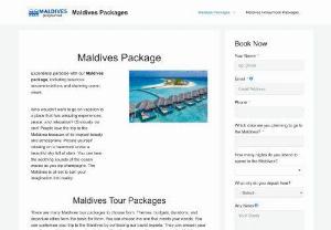 Maldives tour package - Looking for an exciting tour package to the Maldives? Our Maldives tour package offers the perfect blend of relaxation and adventure, with plenty of activities to keep you busy. Whether you're interested in exploring the local culture or simply want to relax on the beach, our Maldives tour package has something for everyone. Book now and enjoy an unforgettable holiday.