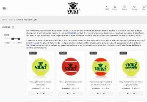 Buy Cricket Tennis Ball Online - The Manufacturing of Cricket Tennis balls is majorly handcrafted. Every ball has its special components and weight to meet the specialized requirements of bowlers for a cricket ball. You must buy a Cricket Tennis ball light as per playing pattern and level to avoid injuries such as twisting of arms etc.