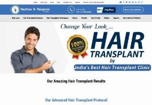 Best hair transplant Clinic In India - Hairfree & Hairgrow Clinic is best hair transplant clinic in pune, Surat and Delhi for hair transplant surgery and is most advance in it's technique and provide best possible result to each and every patients. our main aim is to satisfy each and every patient.

Hairfree & Hairgrow is a pristine institution that started in Gujarat and Maharashtra with professionals in the field of Trichology and Dermatology who have a minimum experience of 15 years. Alongside this the contemporary state of...
