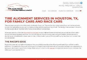 tire alignment services houston tx - Extend the life of your tires and improve your vehicle's ride with the tire alignment services that we offer at Tracktime Performance. Trust the professionals to provide comprehensive car inspections in Houston, TX.