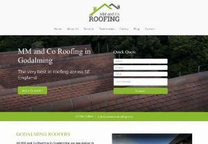 Roofing Godalming - At MM and Co Roofing in Godalming we specialise in all aspects of the roofing industry from moss removal to complete re-roofing. We are experienced in working on all building types from residential and commercial to Grade I and II period properties. We aim to bring complete satisfaction to every project.