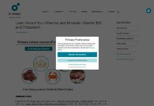 B12 Vitamin Natural Sources - Learn about B12 Vitamin Natural Sources and potassium. You can also learn about that how B12 deficiency leads to anemia. For more information visit our website.