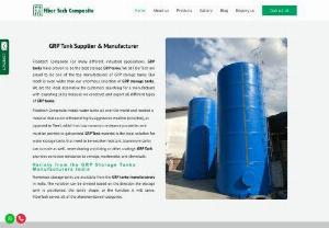 GRP Tank - Fibertech Composite Supplier Manufacturer in India - Fibertech�Composite GRP tanks have established themselves as the best storage GRP tanks for a wide range of industrial applications. One of the top producers of GRP storage tanks is FiberTech, and we're proud of that fact. In addition to our huge assortment of GRP storage tanks, our reach is even greater. Because we build and export many different types of GRP tanks, we are the best option for customers looking for a manufacturer with exporting expertise.Since Steel has poor corrosion...