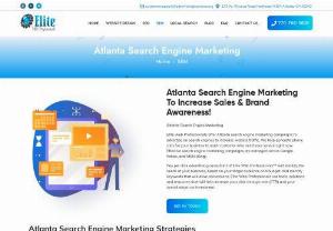Search Engine Marketing In Atlanta Georgia - Atlanta businesses can benefit from the professional search engine marketing services offered by Elite Web Professionals. We have a team of experienced and knowledgeable experts who will work closely with you to identify your specific needs and goals. 

Our services are designed to increase your visibility in search engines, helping you to attract more traffic and convert more leads into customers. Contact us today at (770) 766-5600.