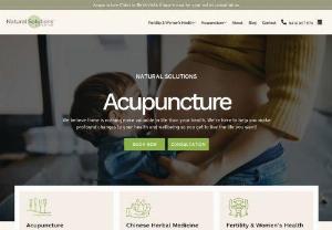 Natural Solutions Acupuncture - We believe there is nothing more valuable in life than your health. We're here to help you make profound changes to your health and wellbeing so you get to live the life you want!
