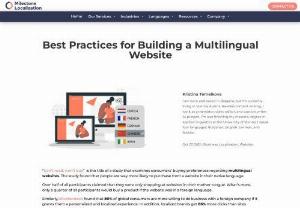 Best Practices For Building A Multilingual Website - Do you want to increase your website traffic and conversions from international visitors?

If your visitors can't read what's on your website, they won't buy.

Localizing your website suited to the language and culture of your target audience is the key to reaching users across the globe.