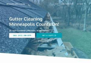 Minneapolis Gutter Cleaning - We are the trusted choice for the best professional Minneapolis gutter cleaning services. Minneapolis homeowners consistently turn to the property maintenance and cleaning experts at Minneapolis Gutter Cleaning to provide the highest quality gutter and downspout cleaning services. Our trained specialists thoroughly examine your downspouts and gutter systems to determine how to most effectively clean your gutters. Let our Minneapolis Gutter Cleaning professionals take care of your clogged-up...
