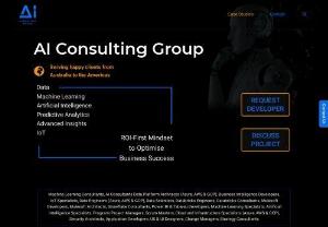AI Consulting Group | AI & ML Consultants - Experts in Data, ML, and AI implementation and strategy. Using predictive analytics and advanced insights to optimise business success.