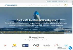 Screenshot of Galileo Global Distribution System by Travelopro