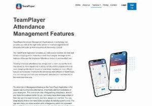 Attendance Management App - Team Player app helps in tracking and managing real-time attendance data for your business. Download and start tracking team attendance now.