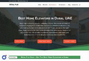 BEST HOME ELEVATORS IN DUBAI - We are the leading independent elevator company with 15+ years of professional experience. We have the complete elevator solution to meet your needs, including new residential, commercial, and affordable home elevators, repairs and maintenance, modernization and AMC (Annual Maintenance Contract). Our services are unique to each architectural design and type of building, but our specialty is in providing top-tier standard service.