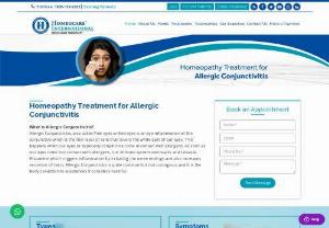 Homeopathy Treatment for Allergic Conjunctivitis - How does Homeopathy work for Allergic Conjunctivitis
How does Homeopathy work for Allergic Conjunctivitis Homeopathy for allergic conjunctivitis has some really fruitful remedies which work very well. It effectively controls inflammation, pain, redness and other symptoms. Homeopathic remedies for allergic conjunctivitis are prescribed only after careful examination of the symptoms. These remedies are natural, safe and gentle and hence you need not worry about any side effects. Homeocare...