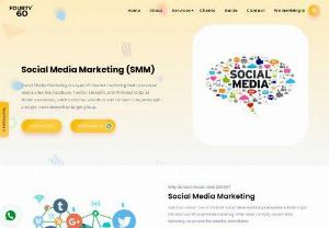 Social Media Marketing (SMM) - Social Media Marketing is a type of internet marketing that uses social media sites like Facebook, Twitter, LinkedIn, and Pinterest to build brand awareness, catch customer attention, and connect companies with a larger, more diversified target group.