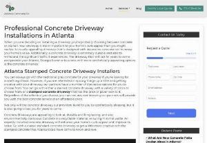 Driveway Concrete Repair Atlanta GA - We provide the whole spectrum of services, including installation, upkeep, and repairs. To receive a free estimate on your project, contact us right away by filling out the contact form or giving us a call. We take great satisfaction in being the most reputable concrete firm in Atlanta, and our experts would be thrilled to collaborate with you!