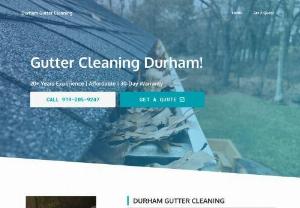 Durham Gutter Cleaning - We Get Gutters Clean- It's What We Do!
Call us at (984) 287-7411