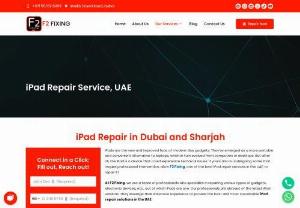 Apple iPad Repair Service Centre in Dubai, Sharjah - UAE - Authorized Apple iPad repair in Sharjah Dubai. iPad Screen, Glass, Battery, Camera Replacement, iPad Home Button and Water Damage Repair.