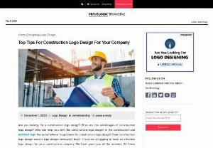 Construction Logo Design For Your Company - Top Tips For Construction Logo Design For Your Company. All these answers will help you design a construction logo for your company.