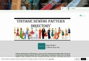 Vintage Sewing Pattern Directory - We are a group of sewing pattern shops working together to market our shops. Each shop has it's own sewing pattern inventory, pricing, and policies.
