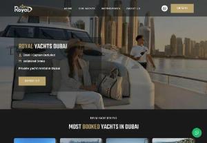 Yacht Rental Dubai - A private yacht rental is the ideal way to discover Dubai's awe-inspiring treasures, including its impressive skyline and coastline. From canal cruises through the heart of the Emirates to long-distance adventures from Sir Bani Yas, Royal Yachts is one of Dubai's leading yacht charter companies, offering an affordable alternative to private yacht charters and party boat charters.