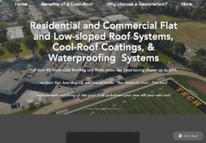 C&D Roofing and Restoration - Commercial and Residential Roofing contractor specializing in Cool Roofing and thermal solutions for flat, low-sloped, and 