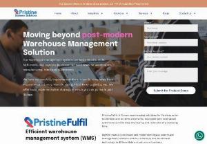 Best Warehouse Management Solution Providers | Pristine Business Solutions - We have proven warehousing solutions for flawless order fulfillment and on-time shipments and are equipped with centralized systems to provide easy monitoring and reduction of processing time. Digitize manual processes and modernize legacy warehouse management software with our inventory and fulfillment technology to differentiate and win more business.