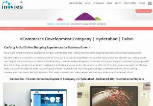Ecommerce Development Company - Inovies is an Ecommerce Development Company that hepls you to develop websites as well as you digital marketing strategies like SEO, SEM, SMM, SMO, PPC, Email Marketing, Online Reputation Marketing, Influencer Marketing etc. It will help you to reach potential customer through organic search, pay per click and through social media marketing.