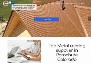 Metal Roofing Suppliers In Colorado - We are a top metal roofing suppliers in colorado. We have been providing homeowners and contractors with roofing supplies and services for more than 10 years.
